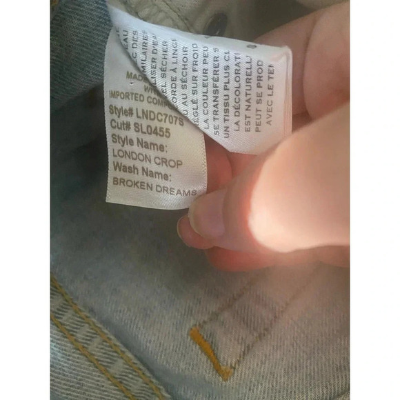 SLVRLAKE London Crop Jeans in Broken Dreams Size 24 - Picture 13 of 13